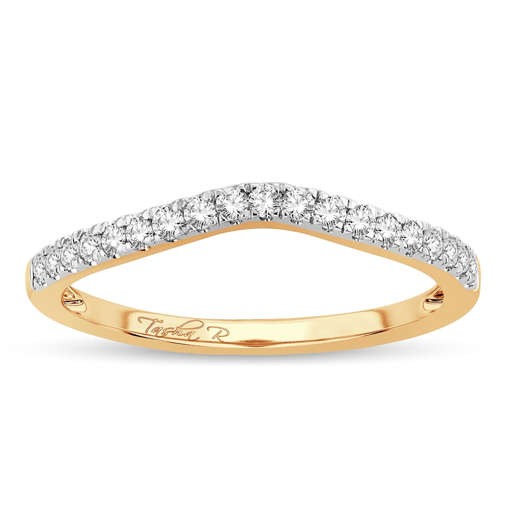 14K 0.25 Diamond Enhancer Band