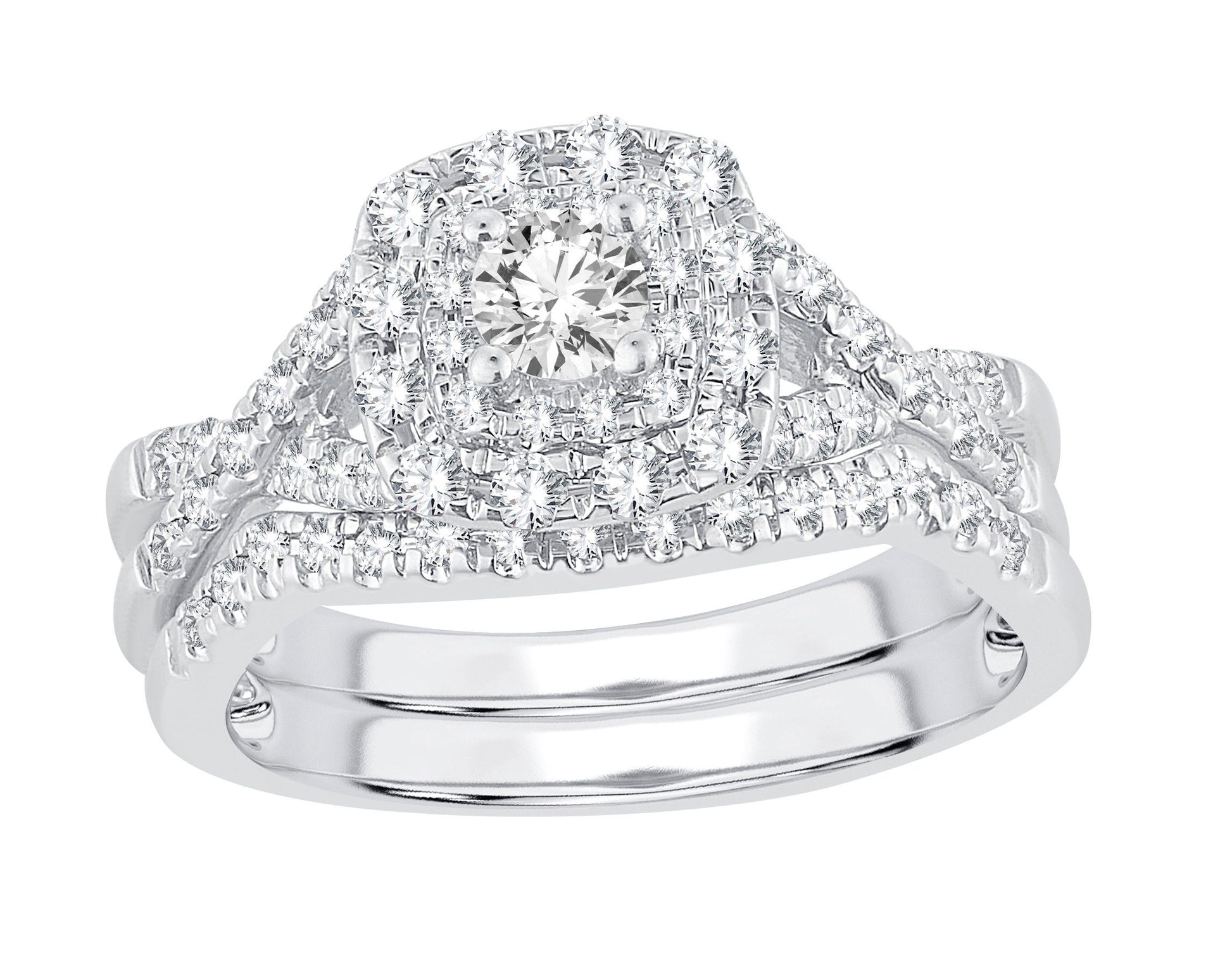 14K 0.50CT Bridal Set