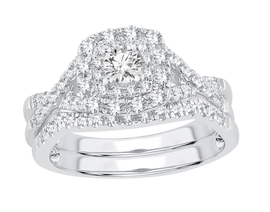 14K 0.50CT Bridal Set