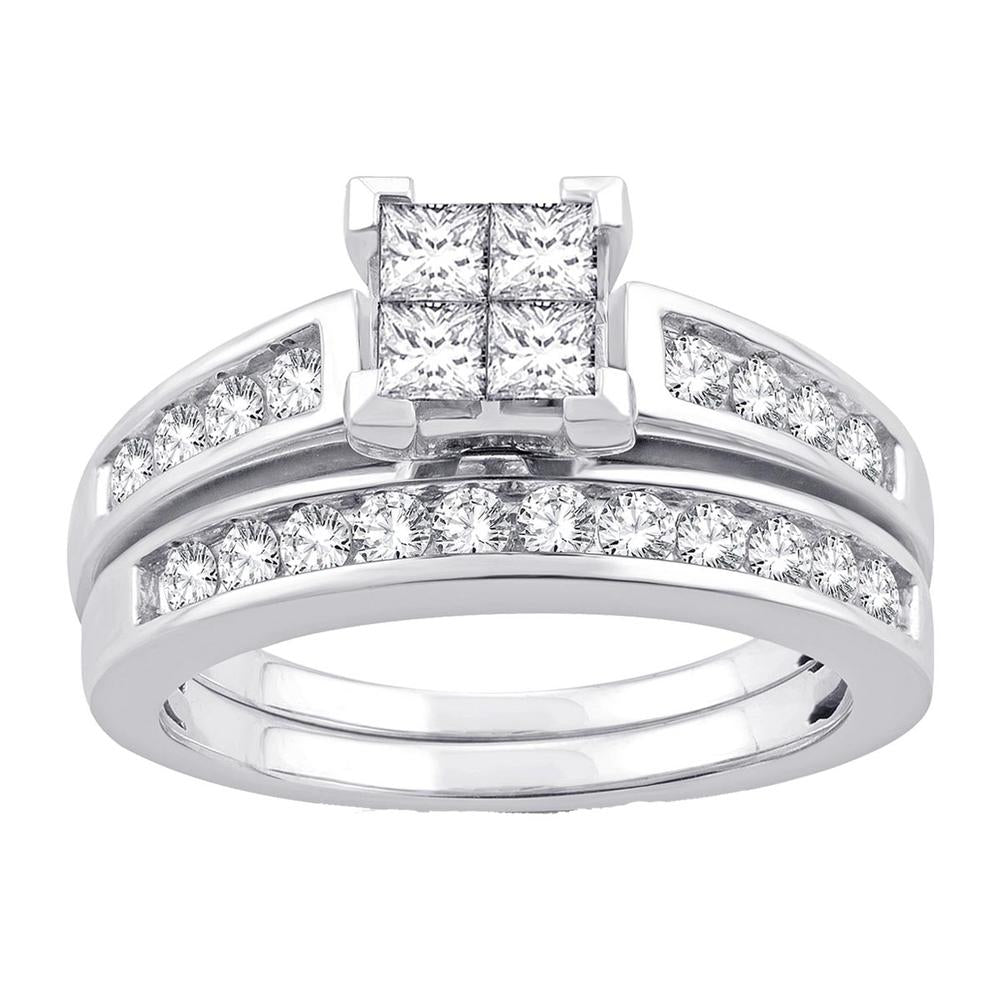 10K 0.50CT Princess Cut Diamond Ring