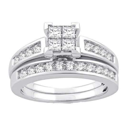 10K 0.50CT Princess Cut Diamond Ring