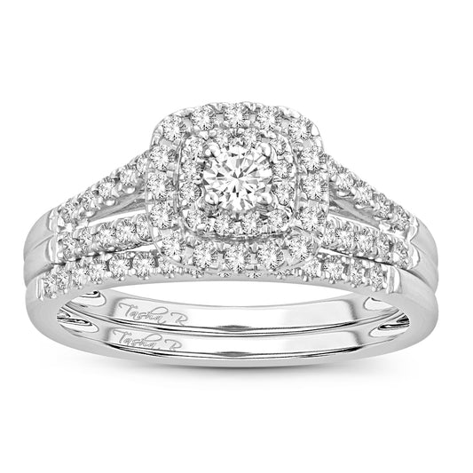 10K 0.50CT Diamond Bridal Ring