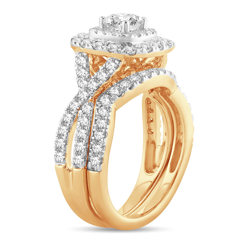 14K 2.00CT Diamond Bridal Ring