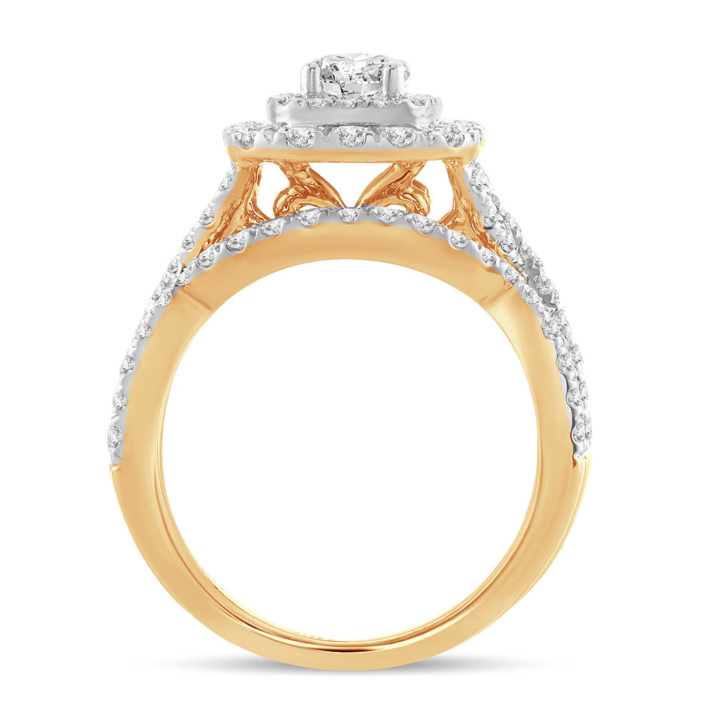 14K 2.00CT Diamond Bridal Ring