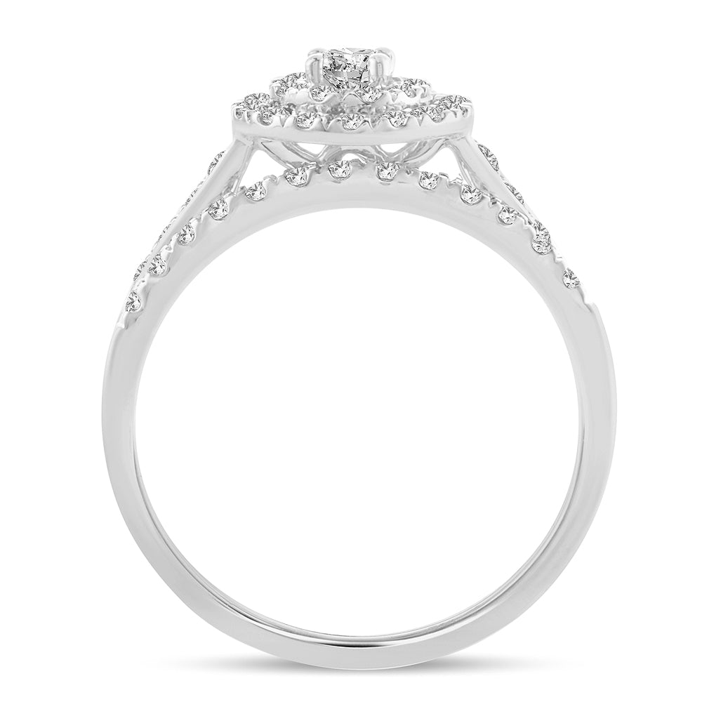 14K 0.50CT Diamond Bridal Ring