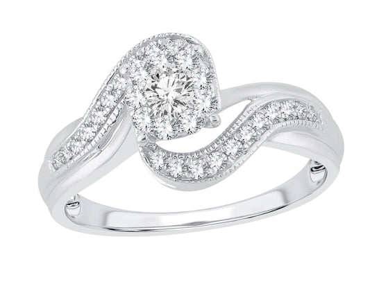 14K 0.38CT Engagement Ring