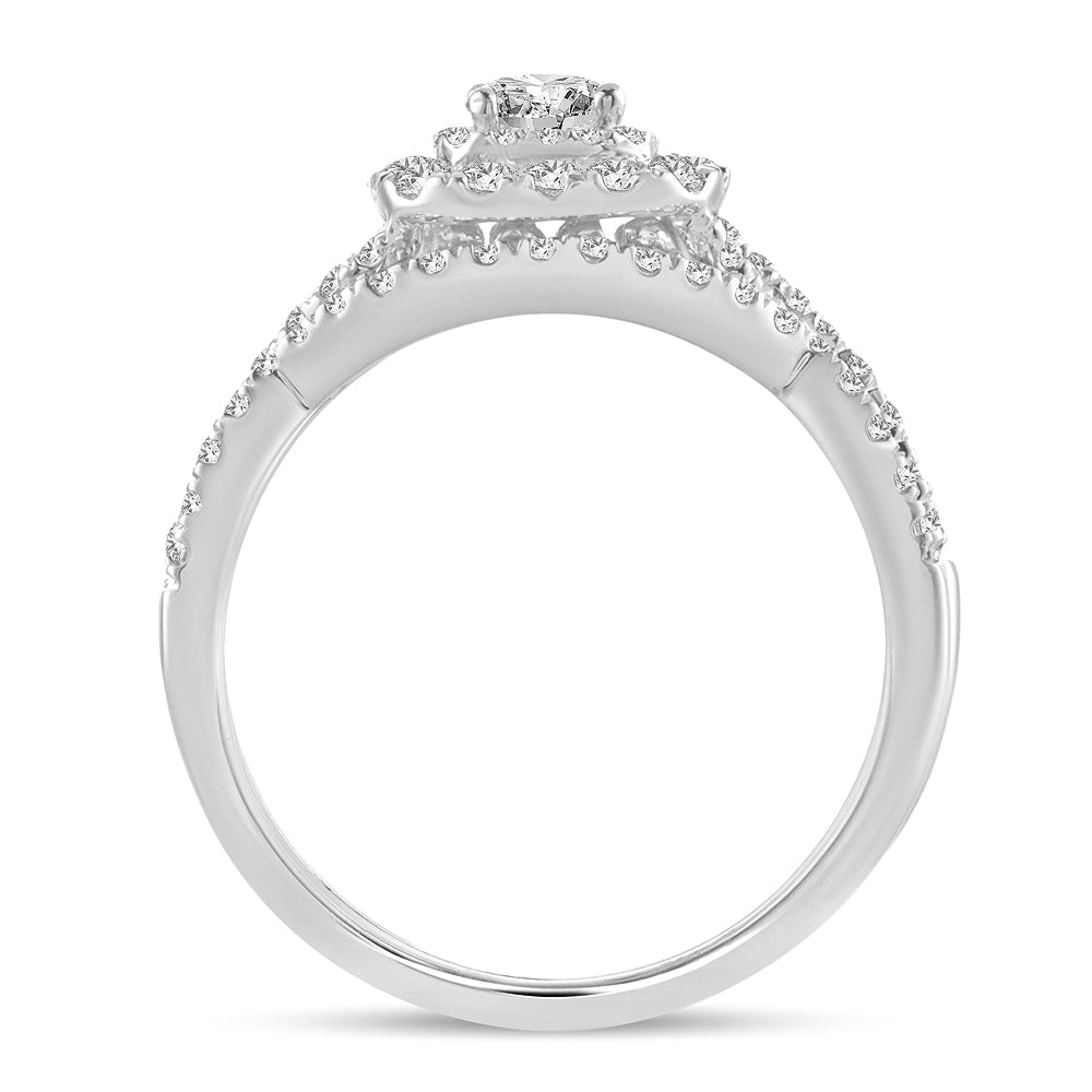 14K 1.00CT Diamond Bridal Ring