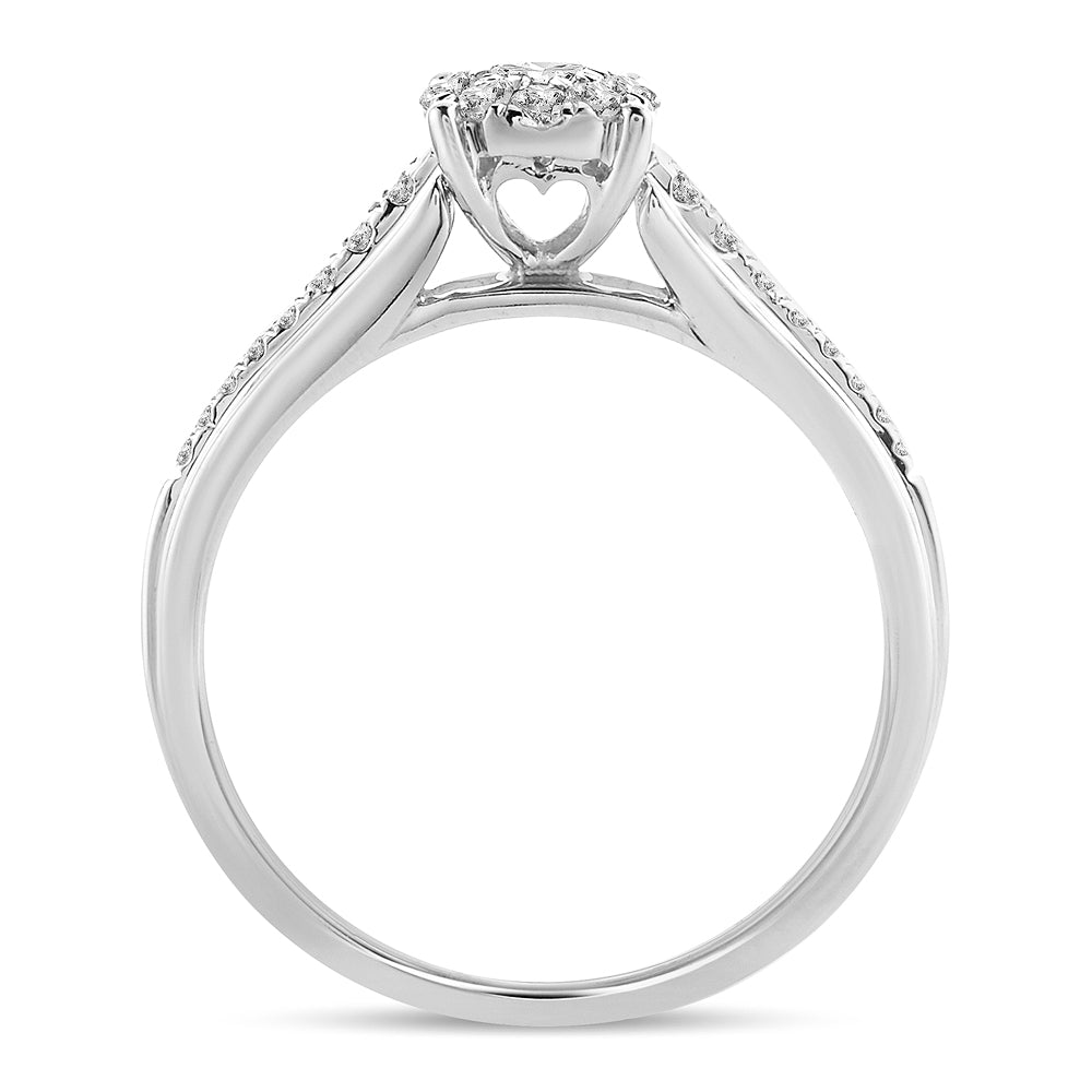 14K 0.37CT Diamond Ring