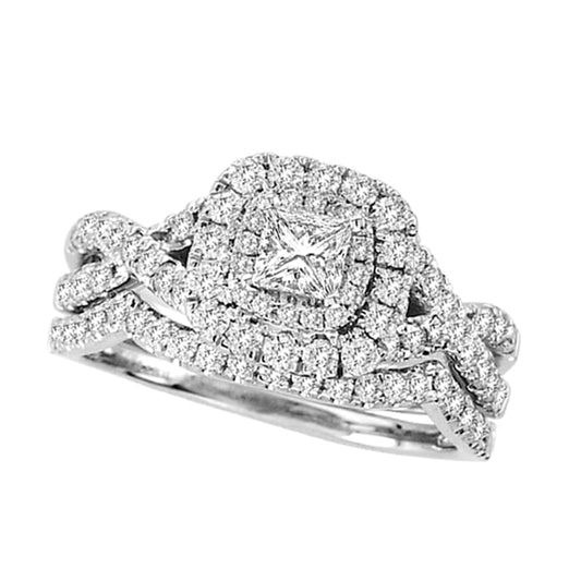 14K 1.00CT Diamond Bridal Ring