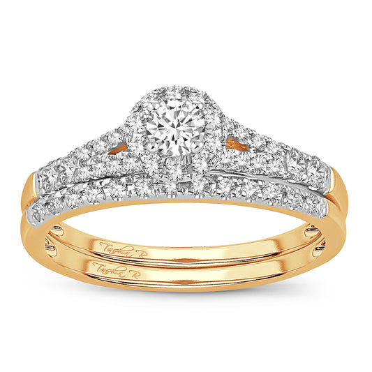 14K 0.50CT Diamond Bridal Ring