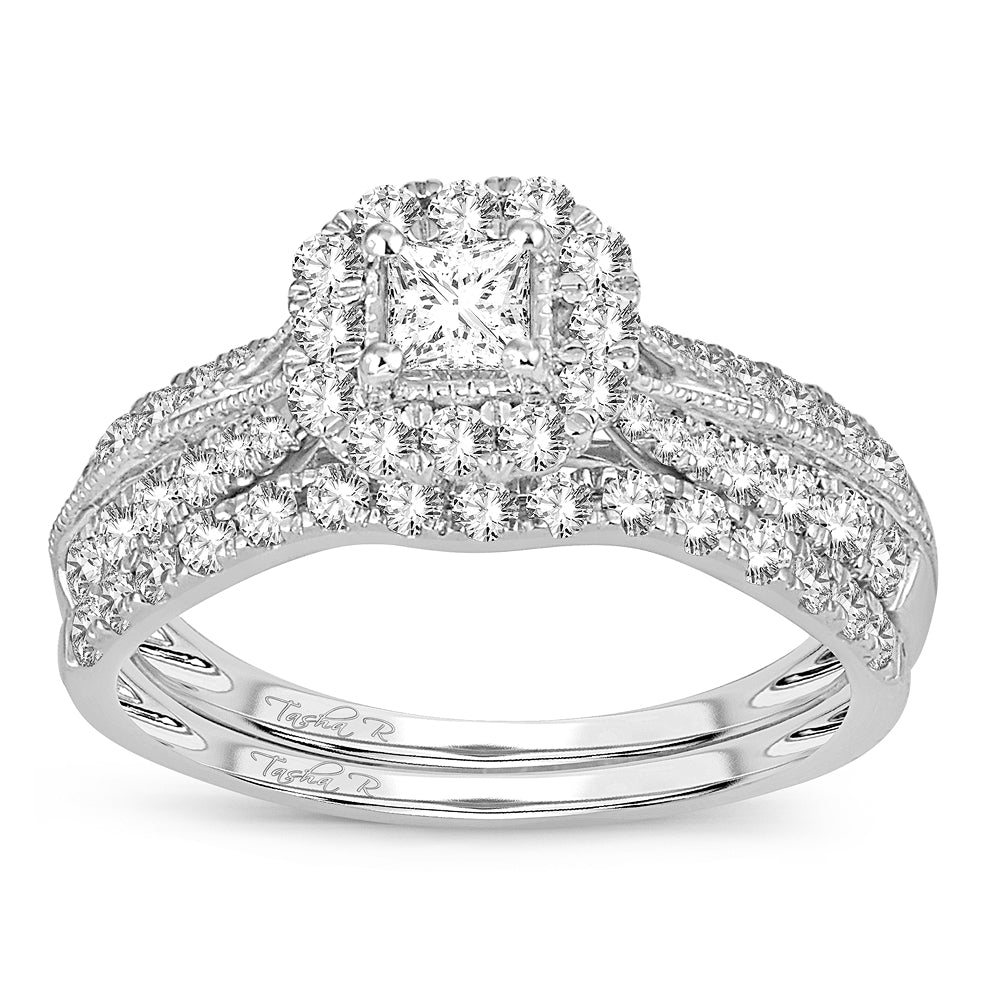 14K 1.00CT Diamond Bridal Ring