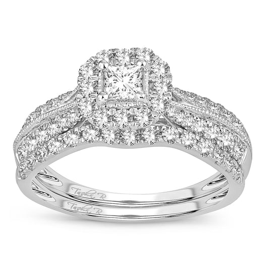 14K 1.00CT Diamond Bridal Ring