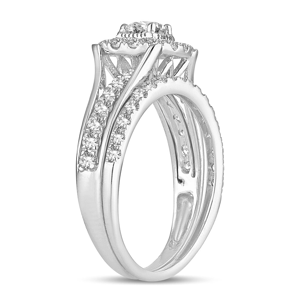 14K 1.00CT Diamond Bridal Ring