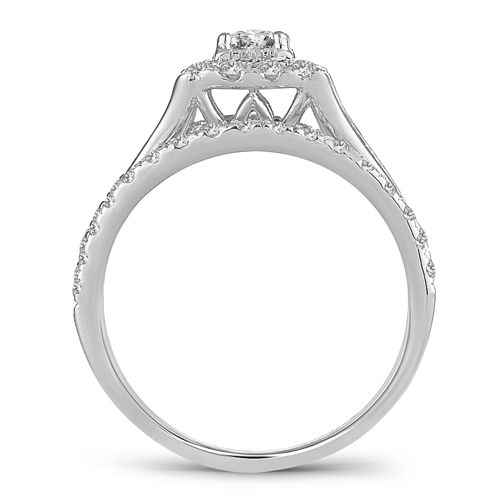 14K 1.00CT Diamond Bridal Ring