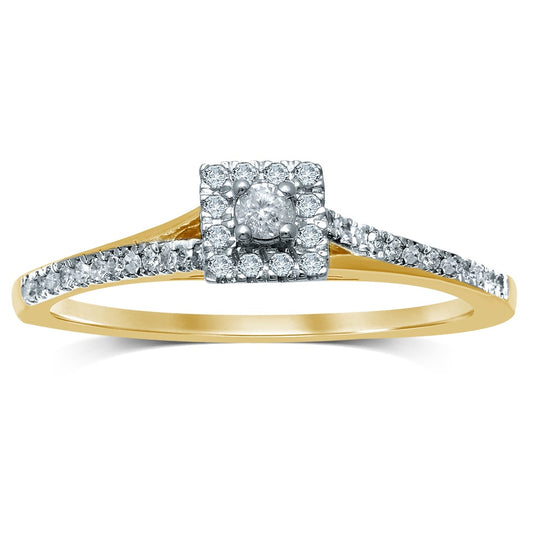 14K 0.20CT Diamond Ring