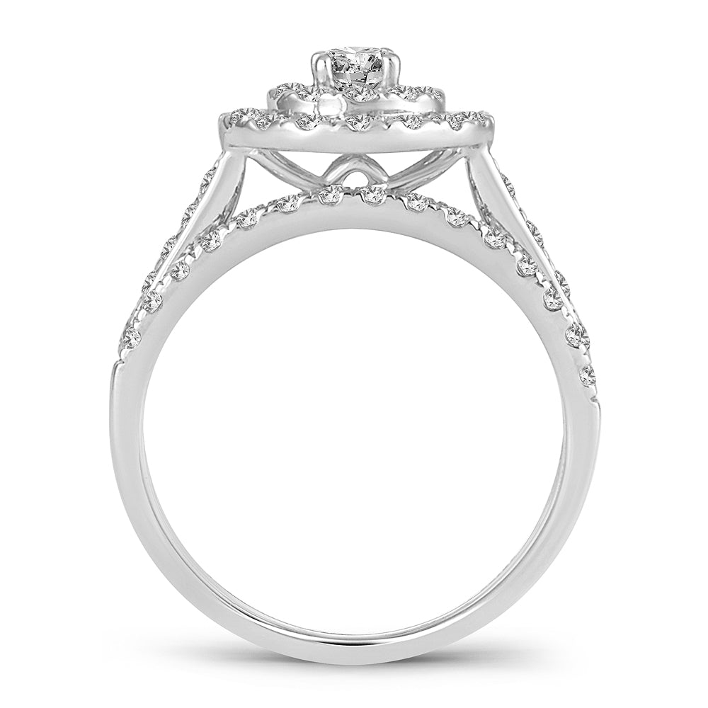 14K 1.00CT Diamond Bridal Ring