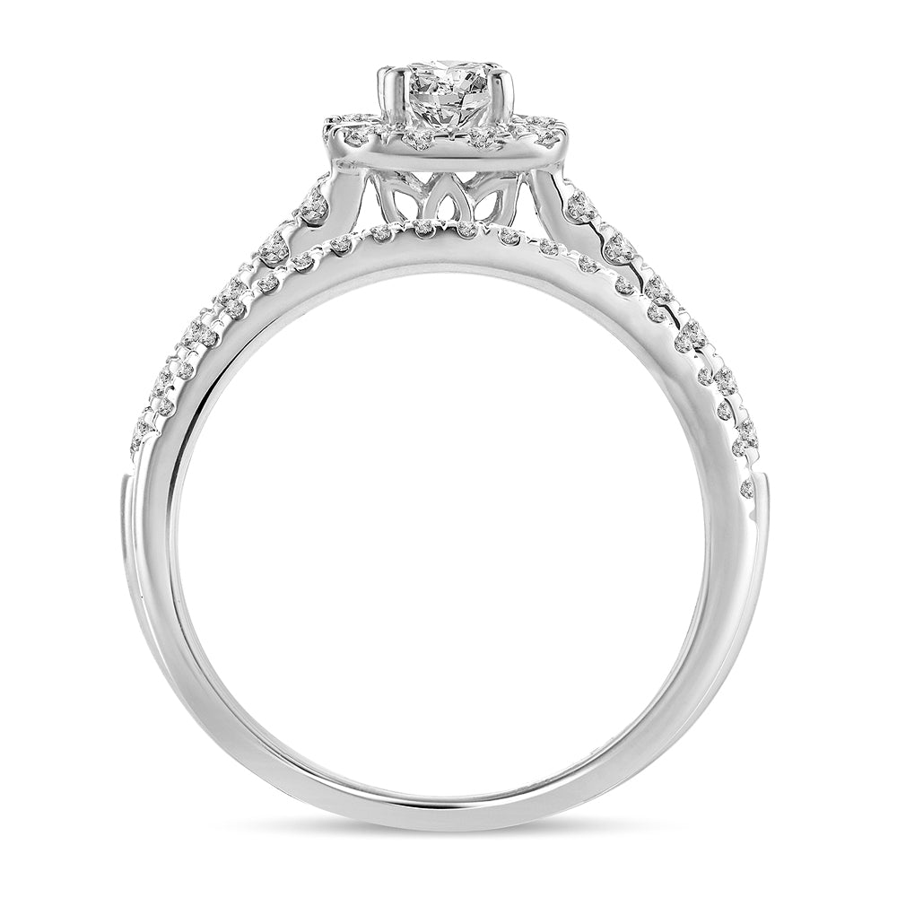 14K 1.00CT Diamond Bridal Ring