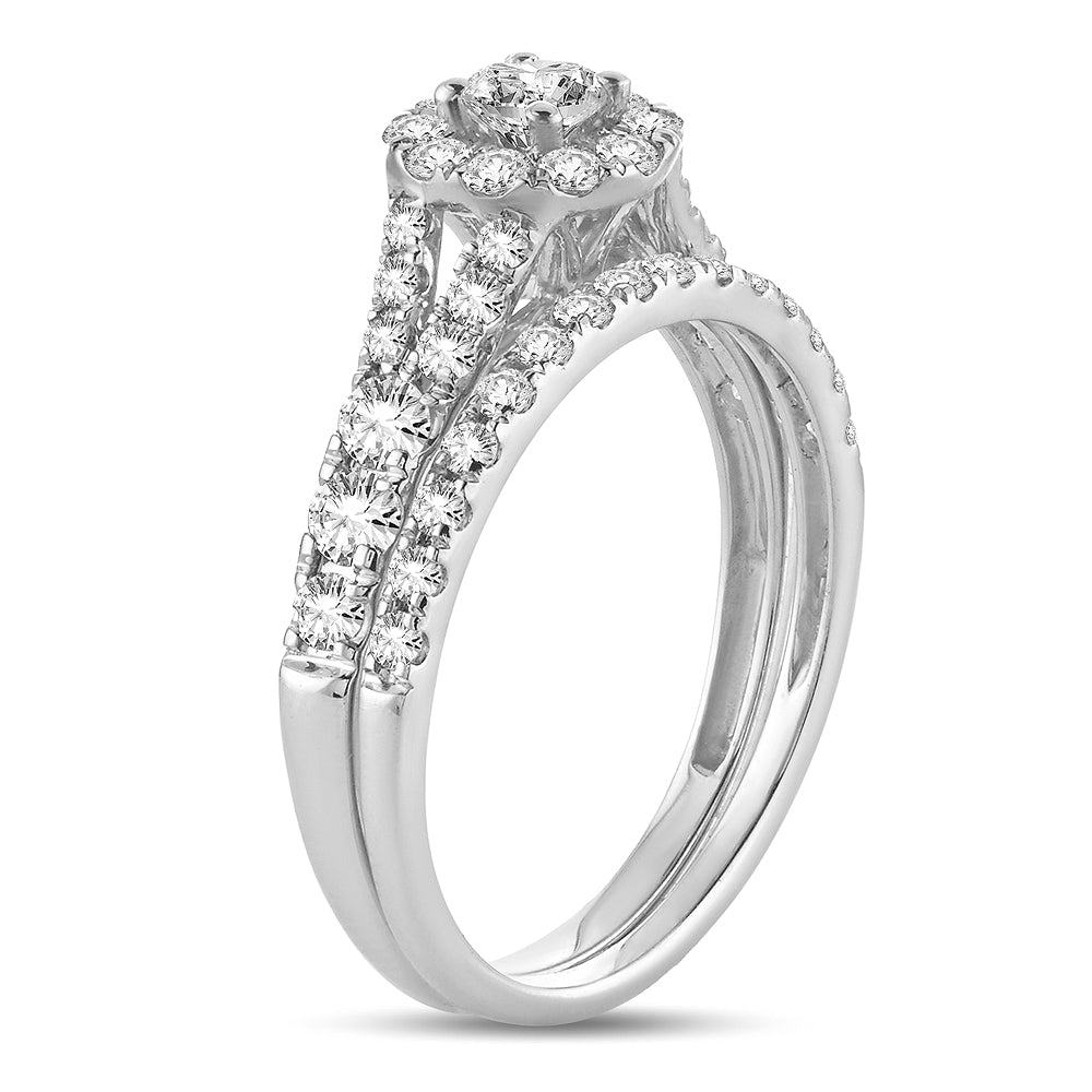 14K 1.00CT Diamond Bridal Ring