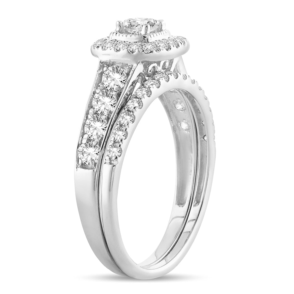 14K 1.00CT Diamond Bridal Ring