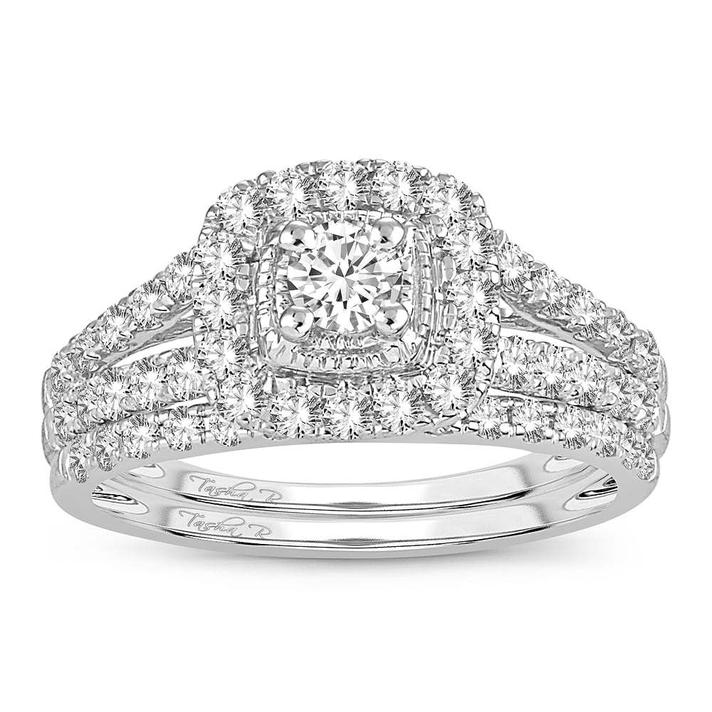 14K 1.00CT Diamond Bridal Ring