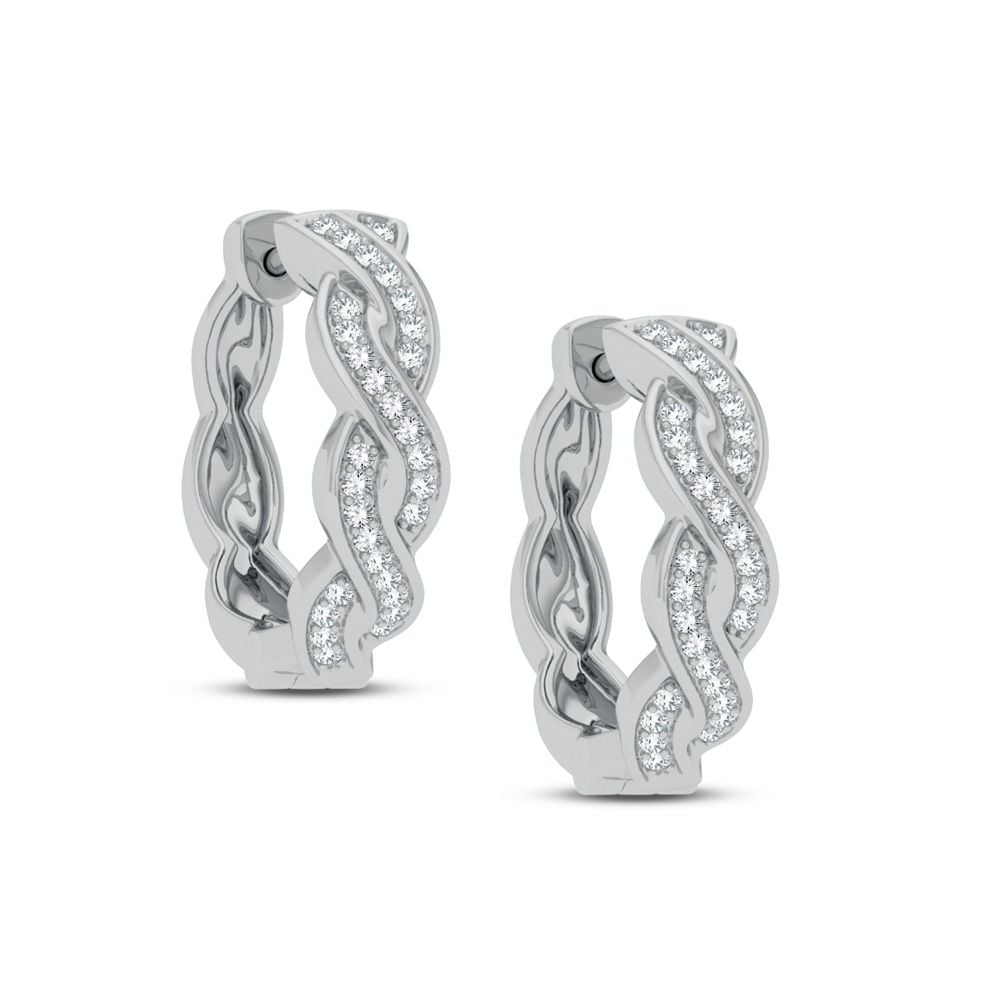 14K 0.16CT Diamond Earring