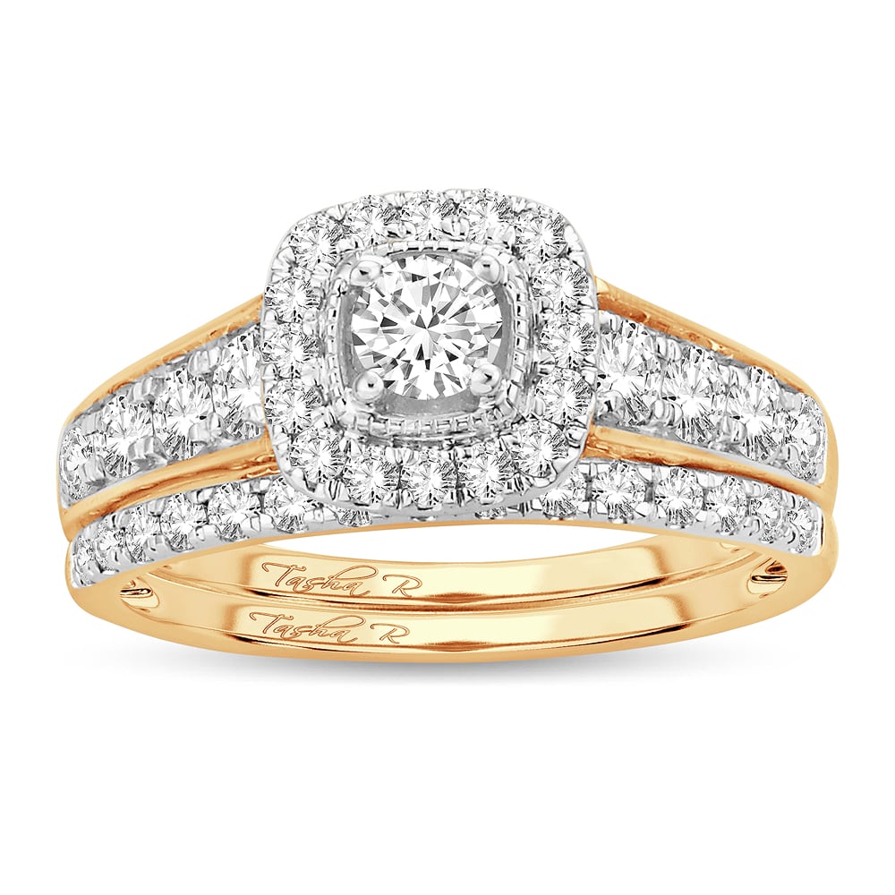 14K 1.00CT Diamond Bridal R4ing