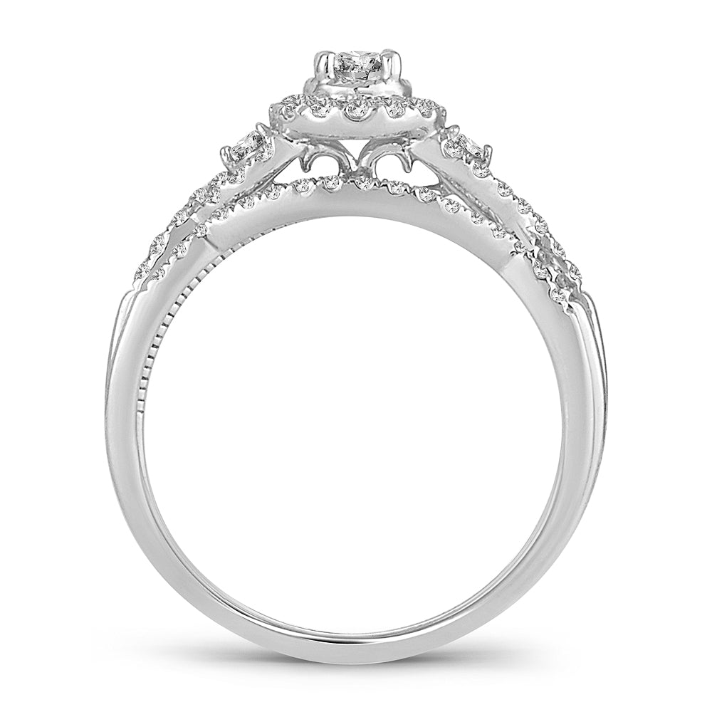 14K 0.50CT Diamond Bridal Ring