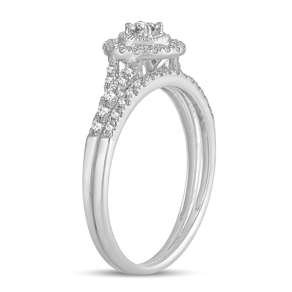 14K 0.34CT Diamond Bridal Ring
