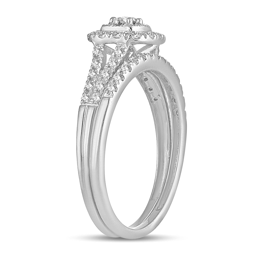14K 0.33CT Diamond Bridal Ring