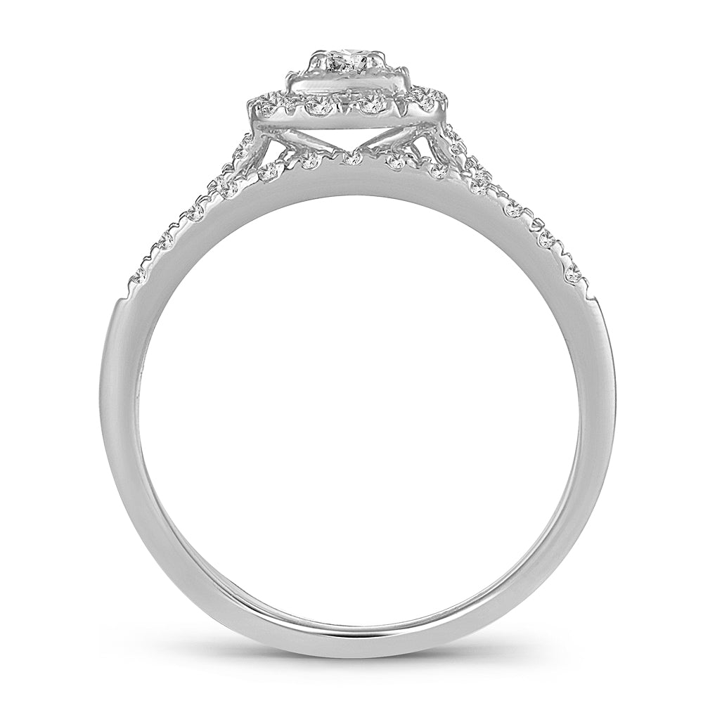 14K 0.33CT Diamond Bridal Ring