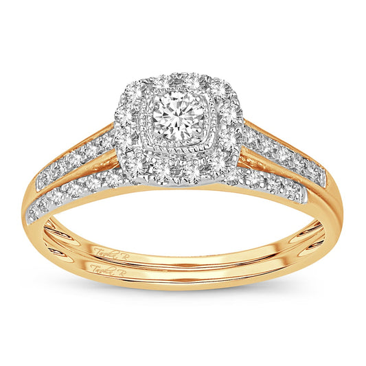 14K 0.33CT Diamond Bridal