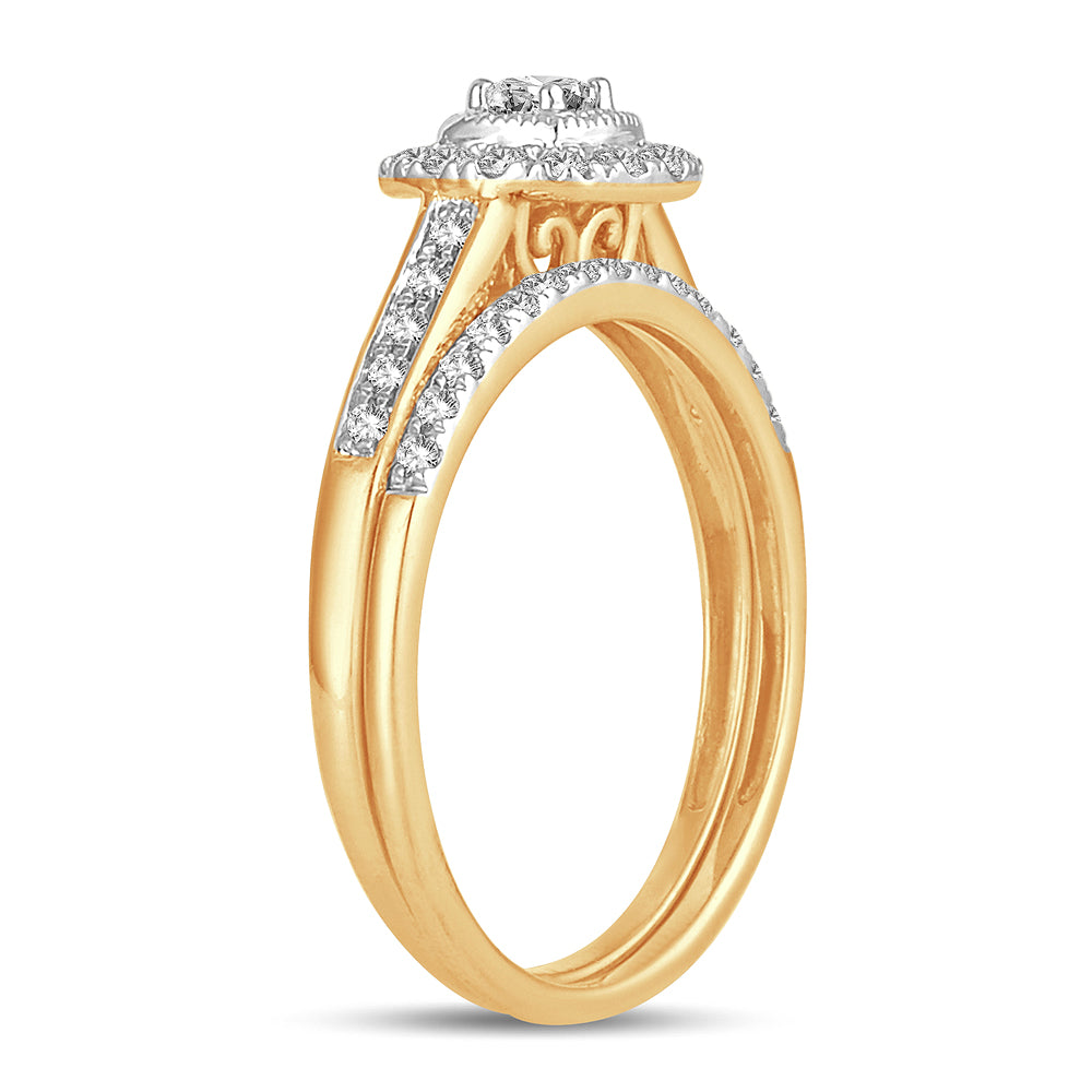 14K 0.33CT Diamond Bridal