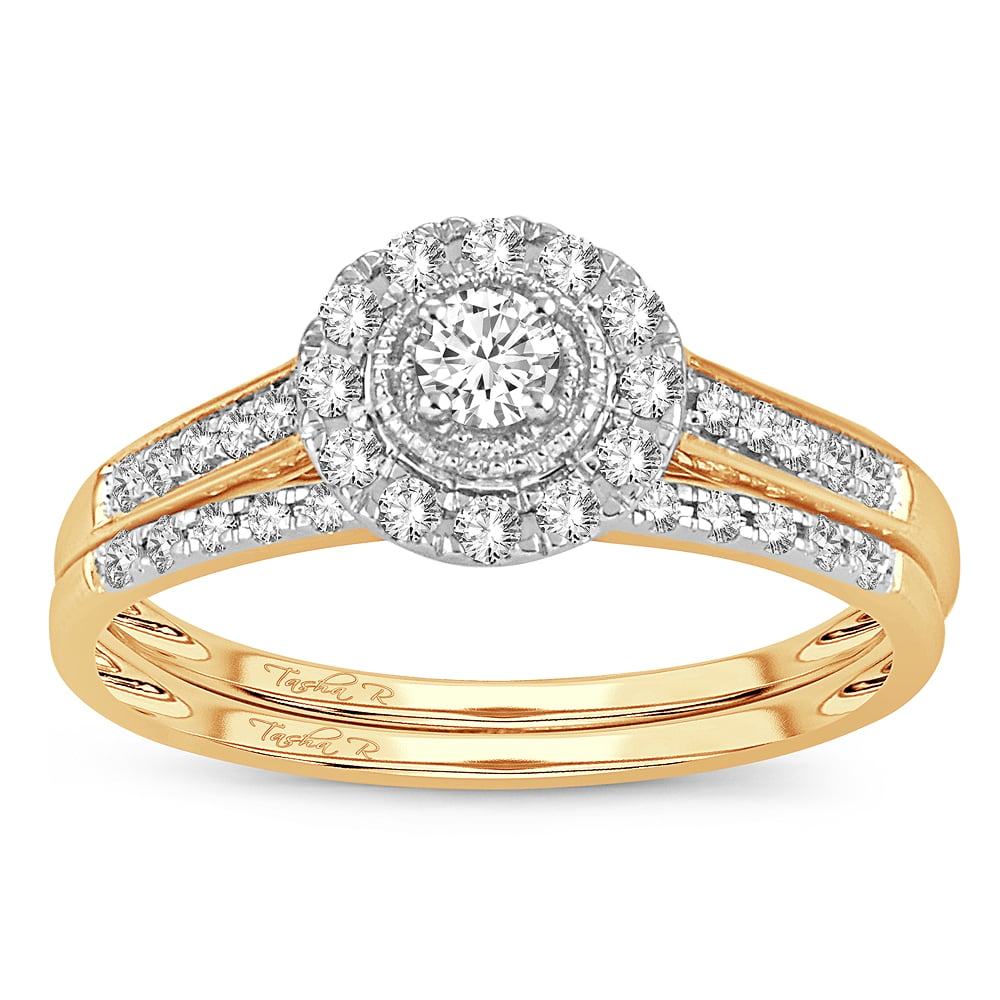 14K 0.33CT Diamond Bridal Ring