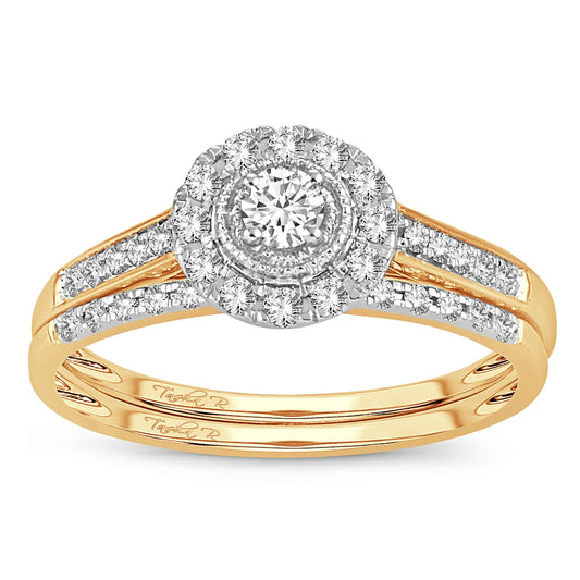 14K 0.33CT Diamond Bridal Ring