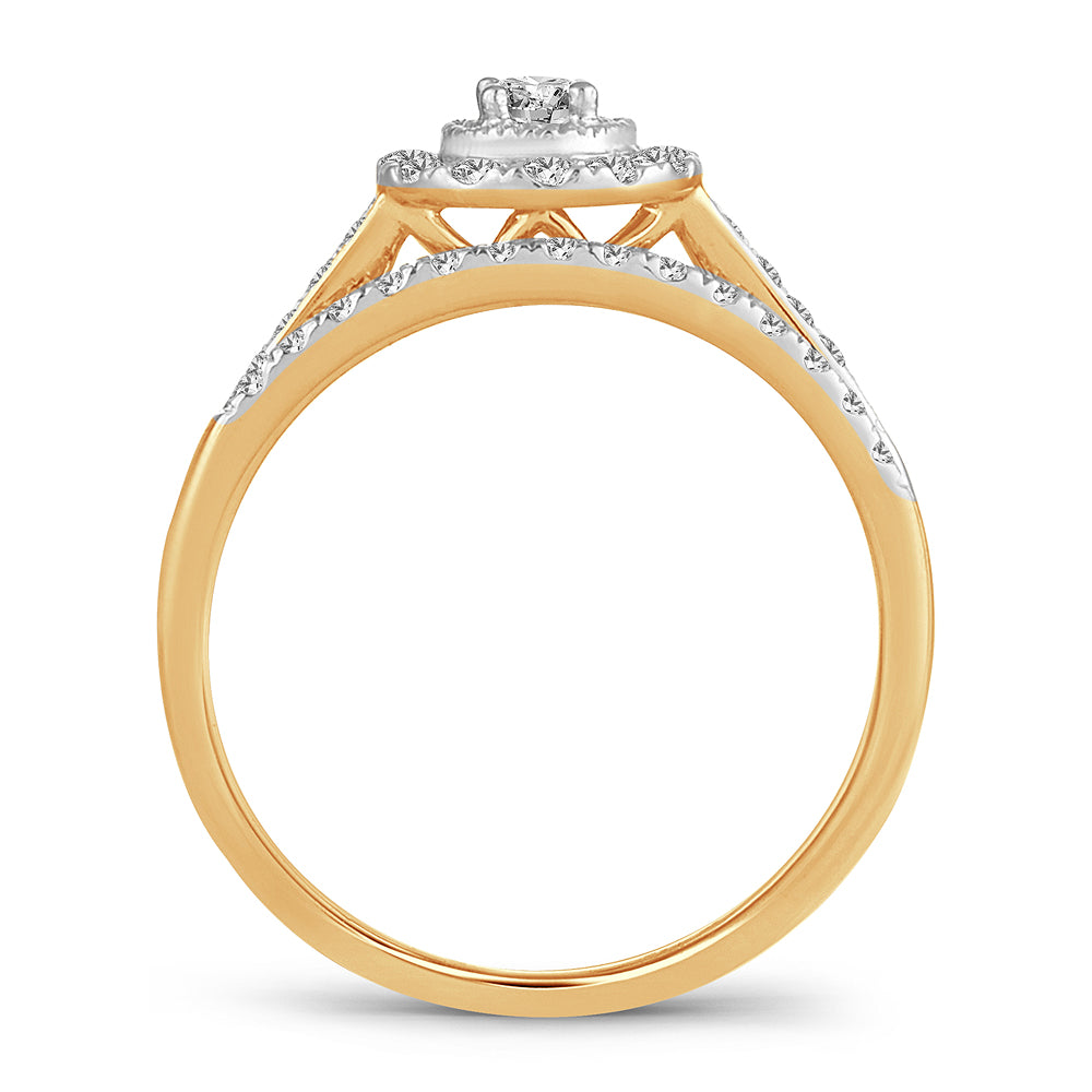 14K 0.33CT Diamond Bridal Ring