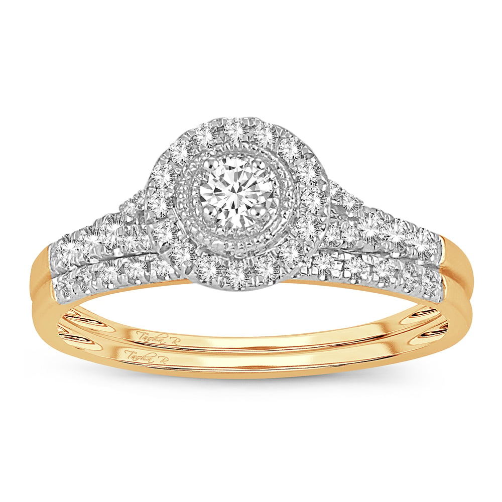 14K 0.33CT Diamond Bridal Ring