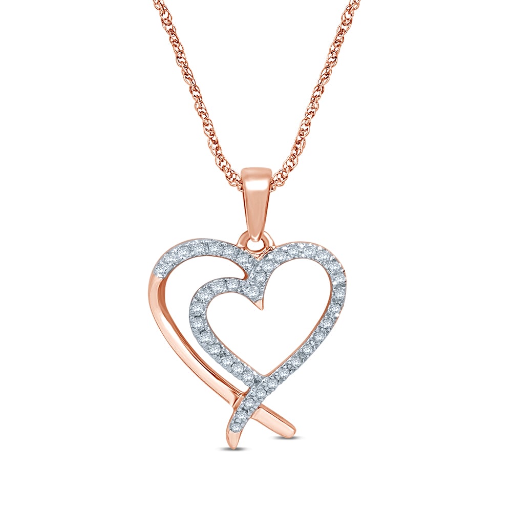 10K 0.20CT Diamond Pendant