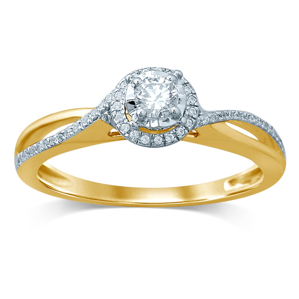 14K 0.25CT Diamond Ring