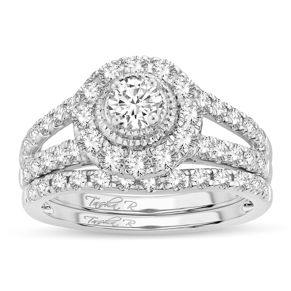 14K 1.00CT Diamond Bridal Ring