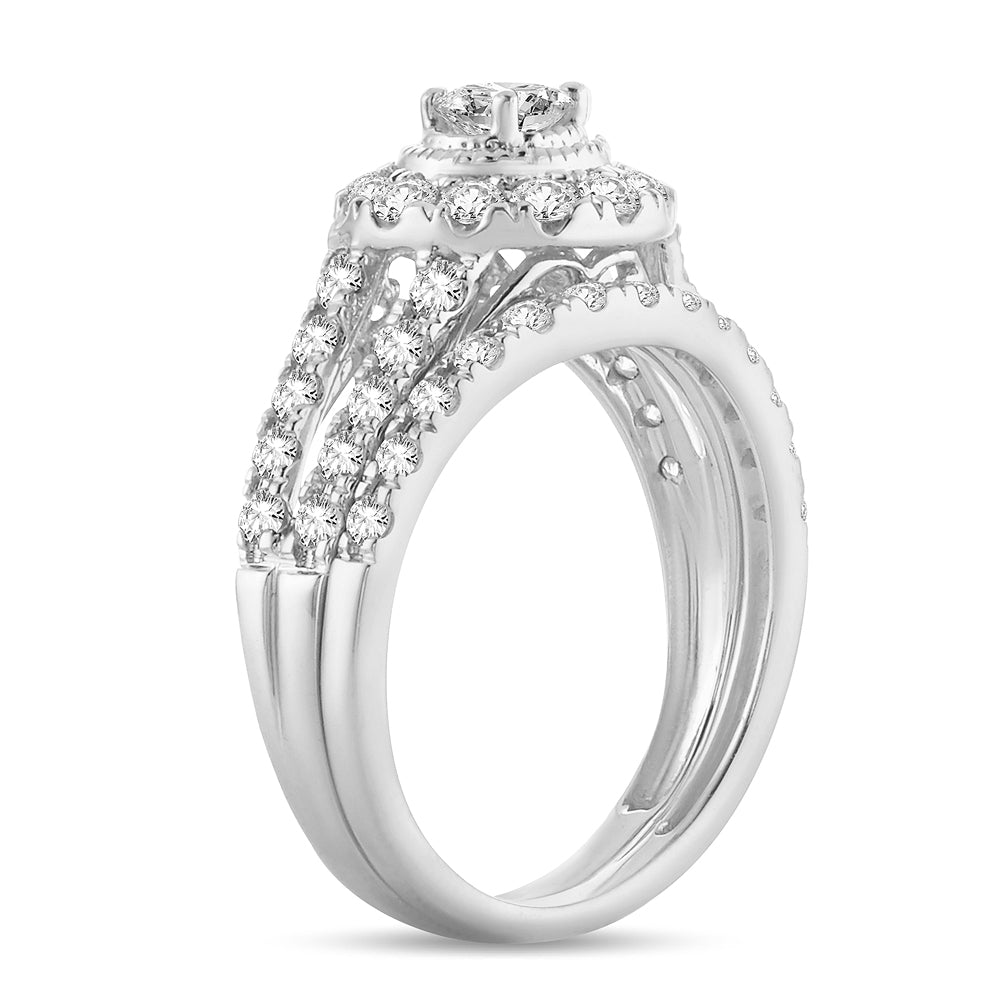 14K 1.00CT Diamond Bridal Ring
