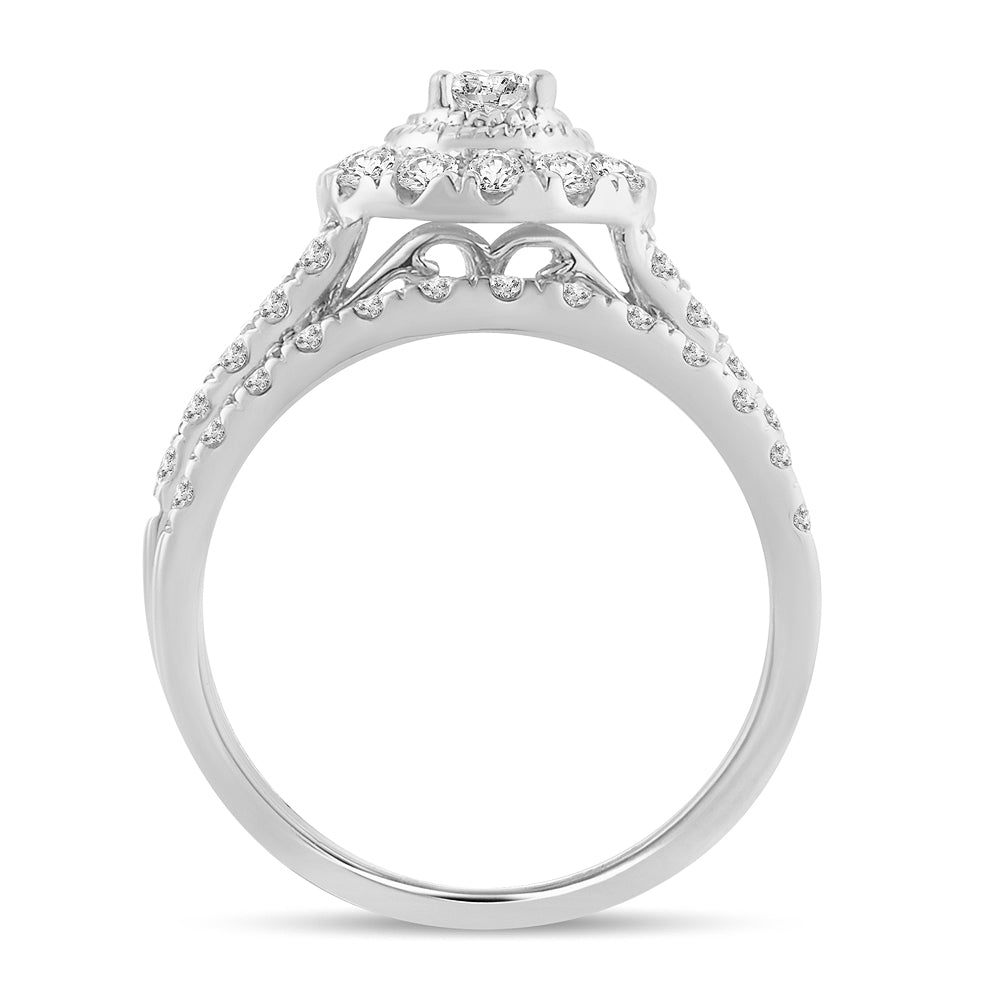 14K 1.00CT Diamond Bridal Ring