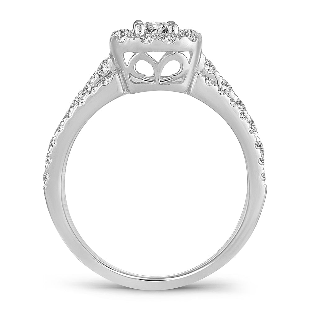 14K 1.00CT Diamond Bridal Ring