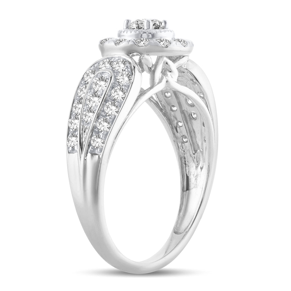 14K 1.00CT Diamond Engagement Ring