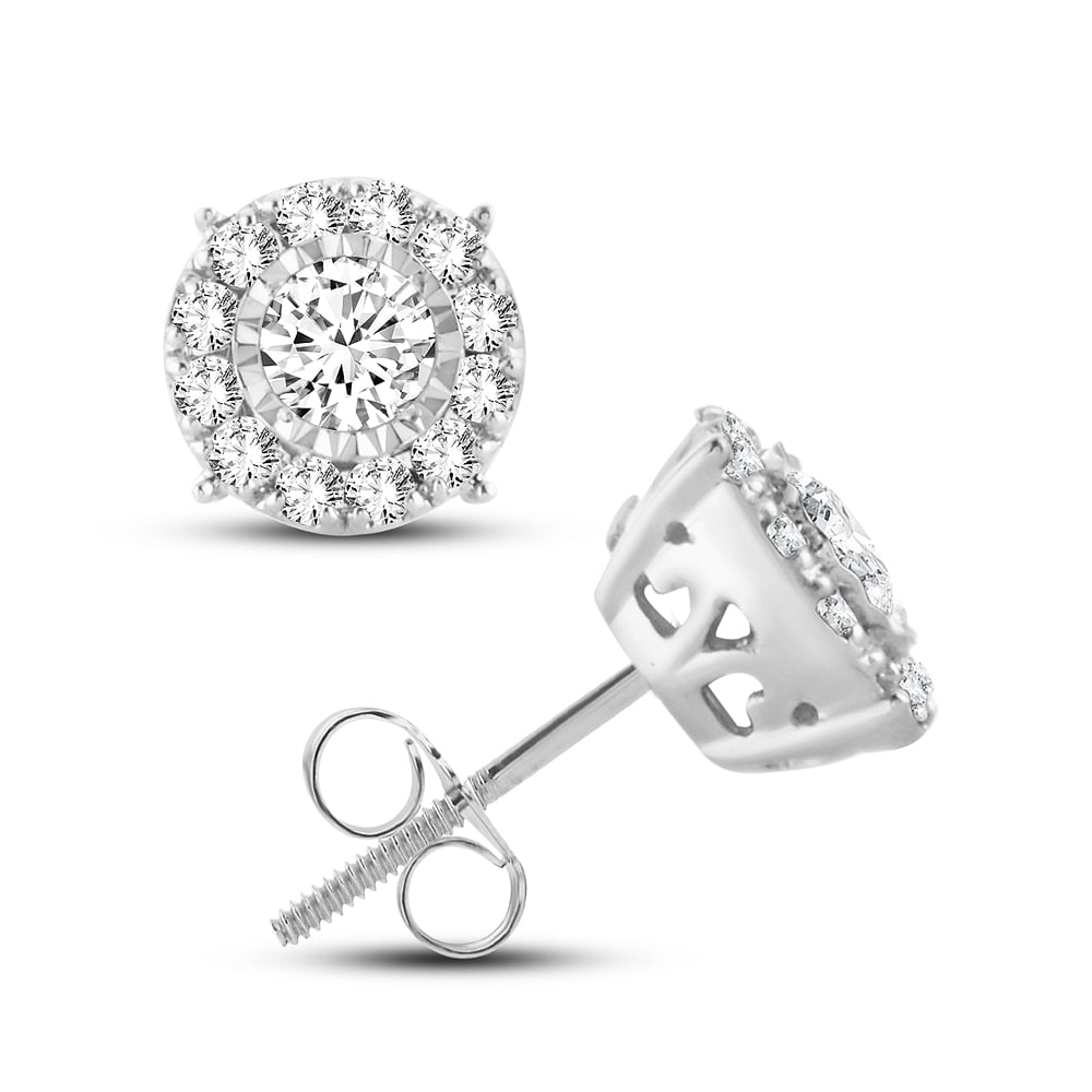 14K 0.52CT Diamond Earring