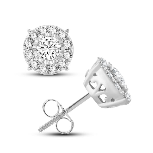14K 0.52CT Diamond Earring