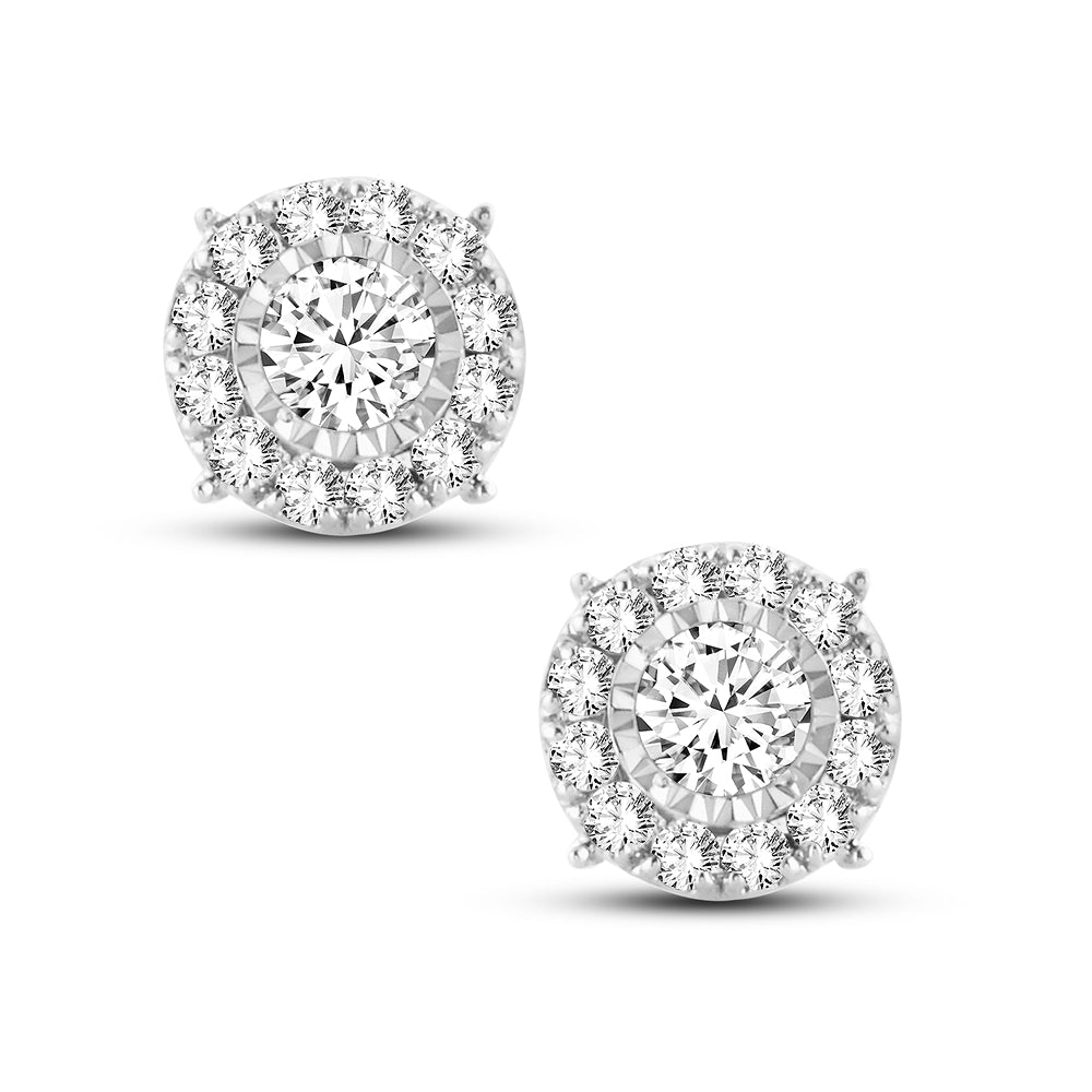 14K 0.52CT Diamond Earring