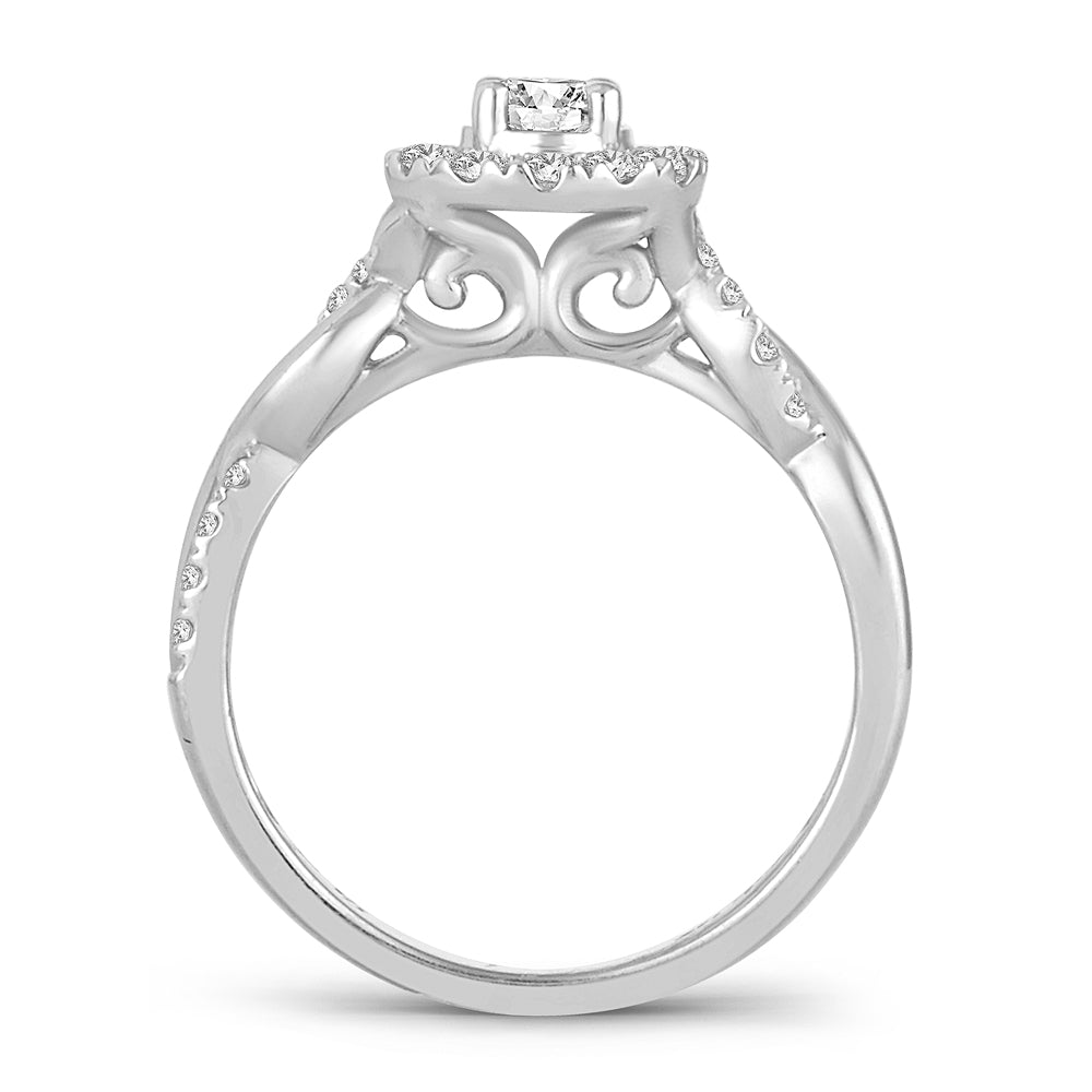 14K 0.64CT Diamond Ring