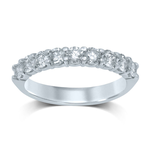 14K 0.36CT Diamond Band (9 Diamond Stones)