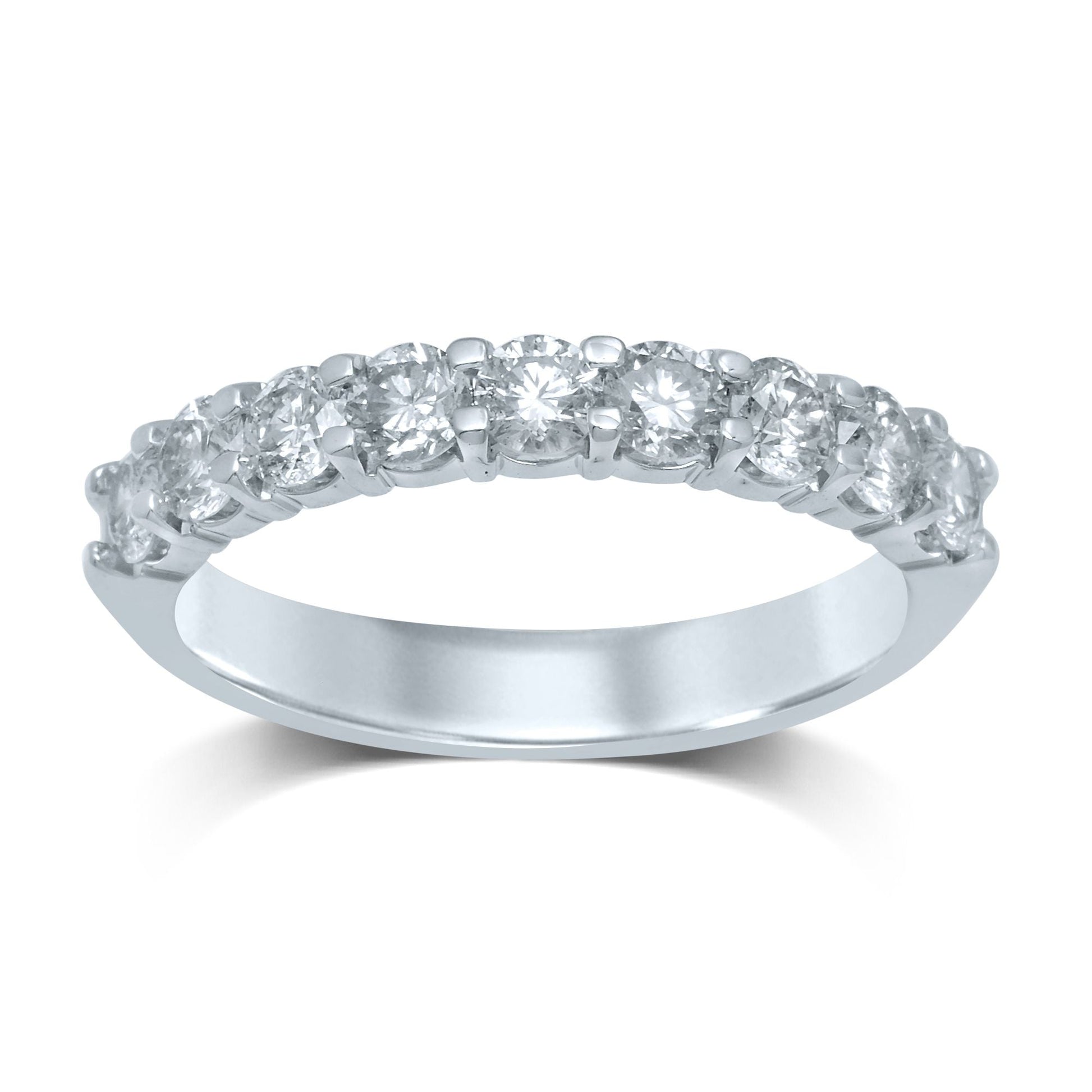 14K 0.90CT Diamond Band (9 Diamond Stones)