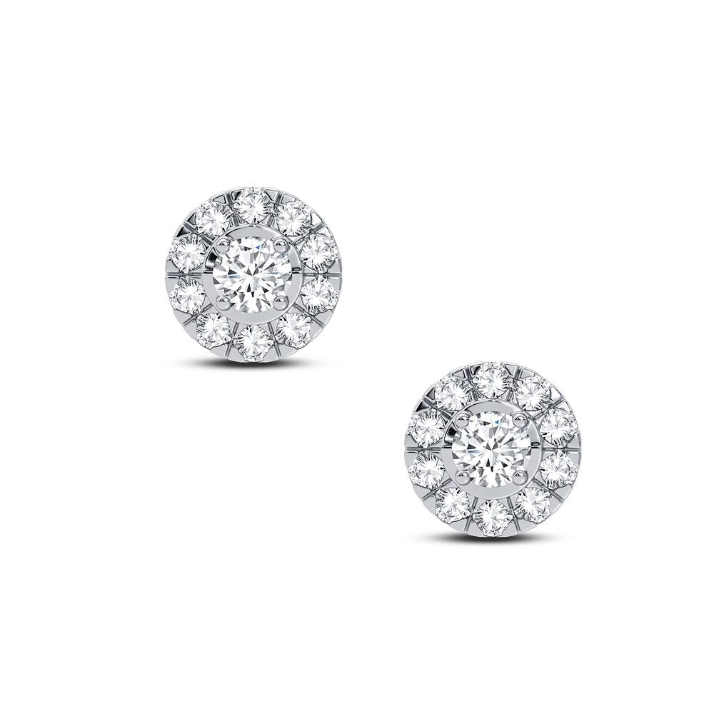 14K 0.25CT Diamond Earring
